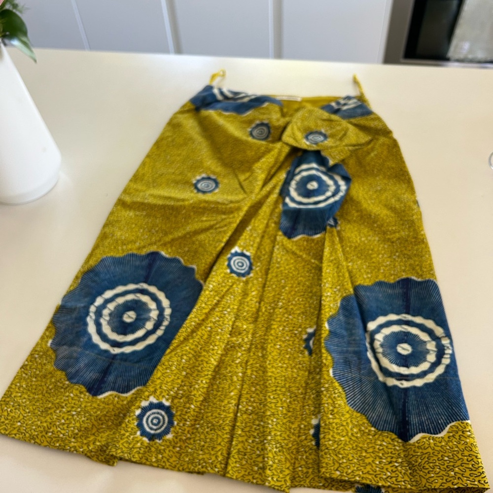 Ula Johnson Yellow and Blue Skirt